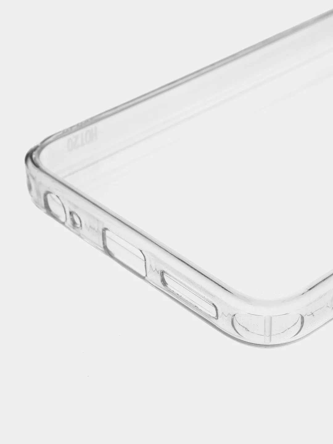 Чехол для Infinix Hot 20 (4G), с защитой камеры, силикон, прозрачный, плотный