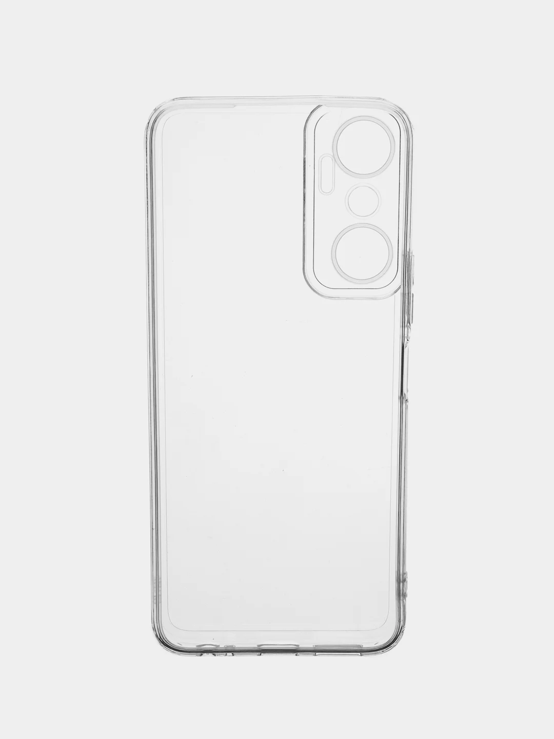 Чехол для Infinix Hot 20 (4G), с защитой камеры, силикон, прозрачный, плотный