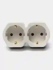 Сетевой разветвитель на два выхода с заземляющим контактом 250V, 16A STEKKER ADP16-12-20