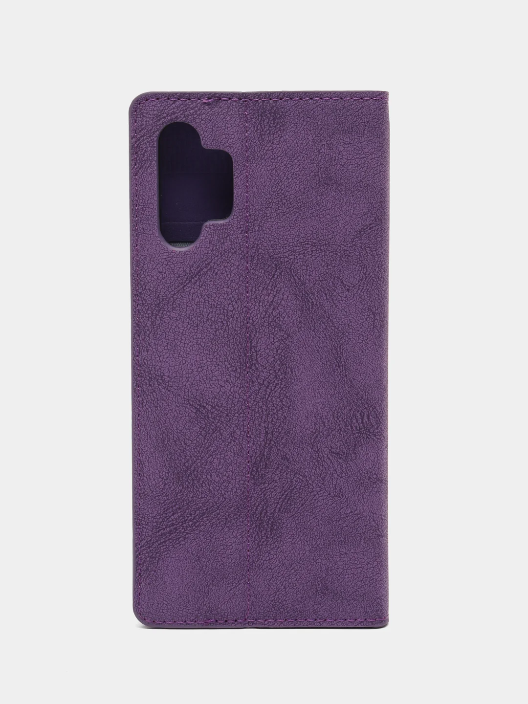 Фиолетовый чехол книжка Rich Boss для Samsung A13, экокожа, нубук, с визитницей