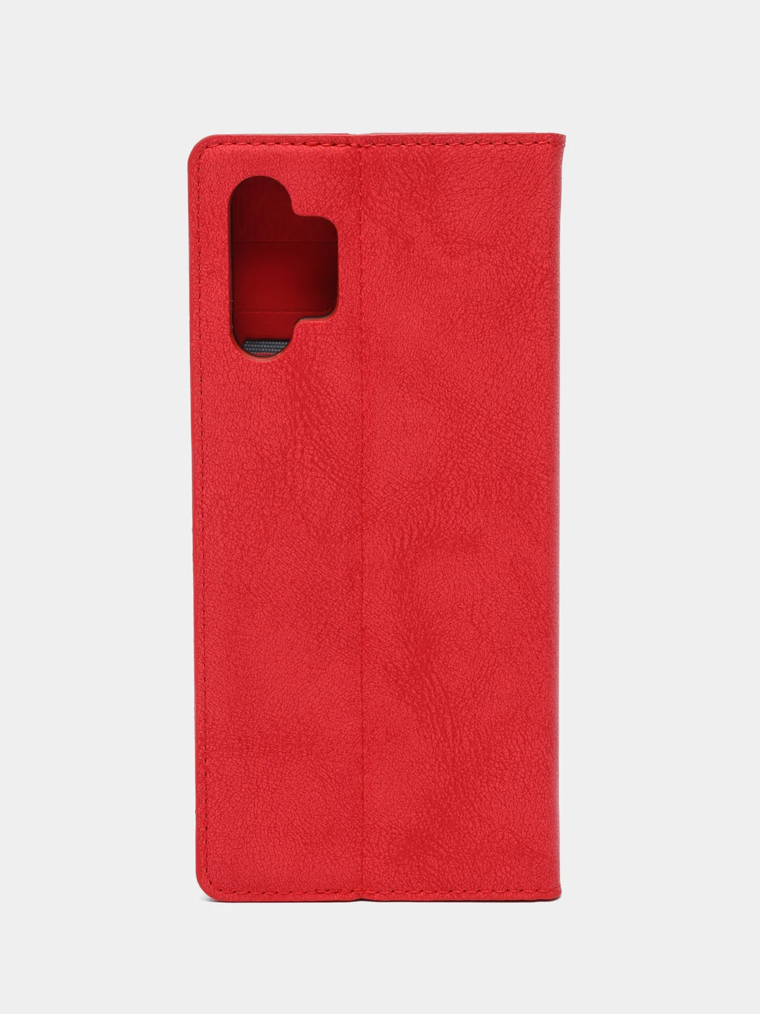 Красный чехол книжка Rich Boss для Samsung A13, экокожа, нубук, с визитницей