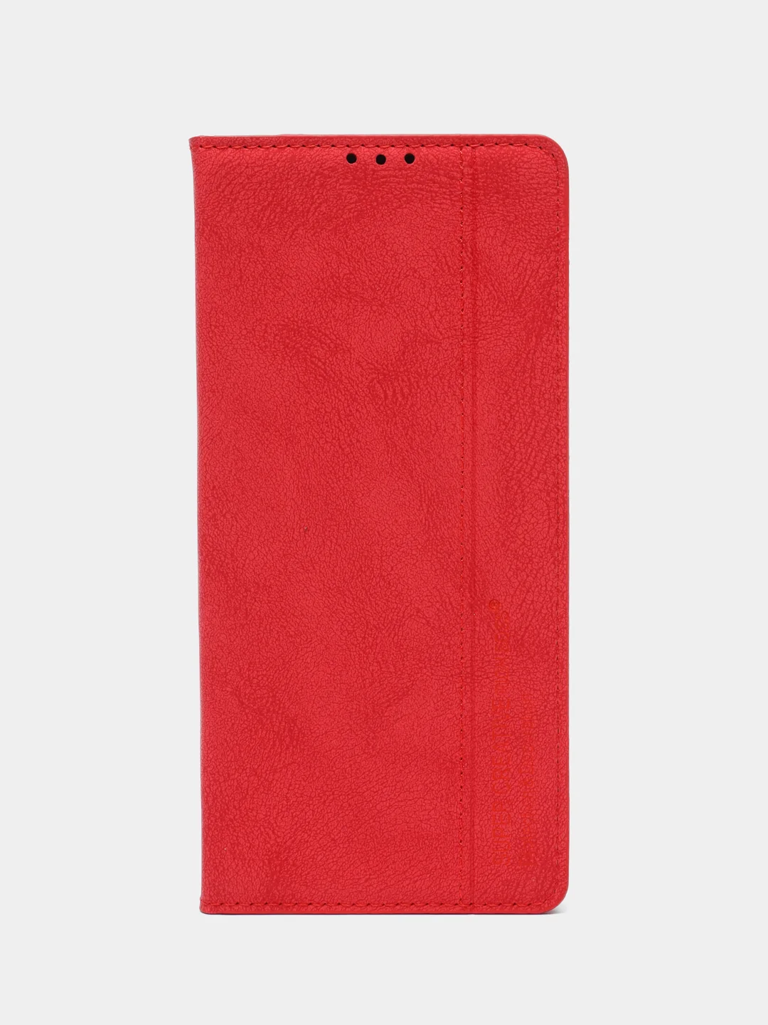 Красный чехол книжка Rich Boss для Samsung A13, экокожа, нубук, с визитницей