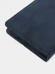Синий чехол книжка Rich Boss для Samsung A13, экокожа, нубук, с визитницей