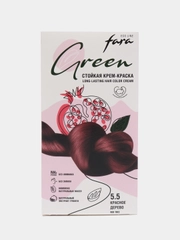 Крем-краска для волос Fara Eco Line, тон 5.5 "Красное дерево", стойкая