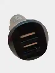 Черный usb автомобильное зарядное устройство 2 порта (от прикуривавтеля)