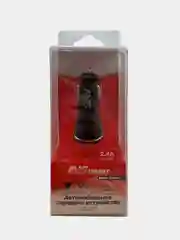 Черный usb автомобильное зарядное устройство 2 порта (от прикуривавтеля)