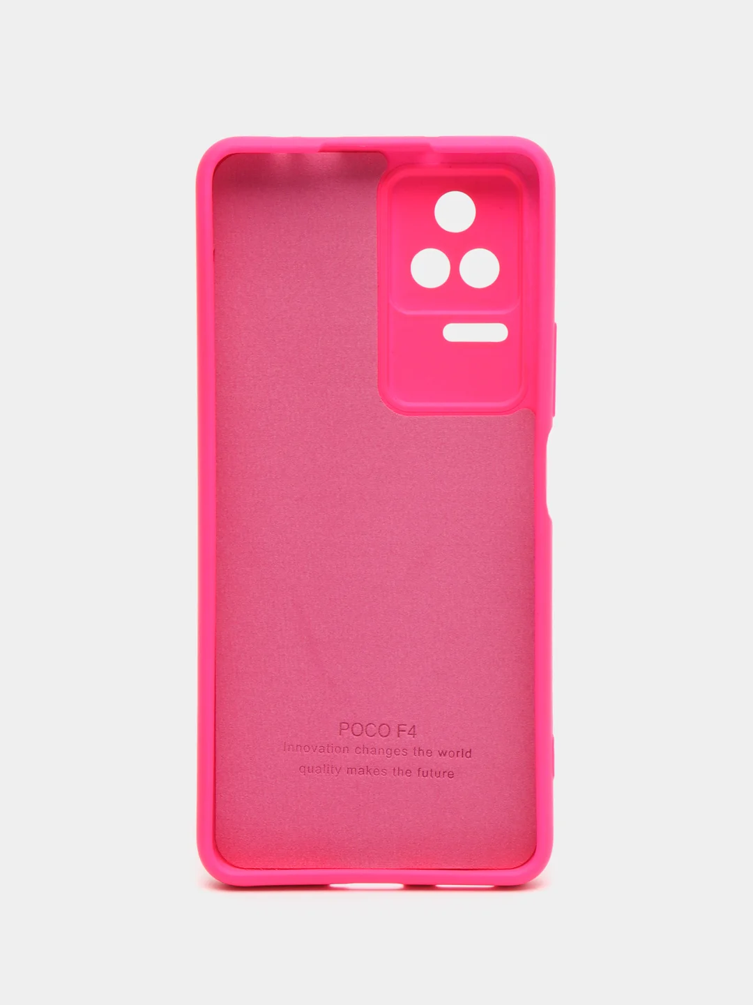 Фуксия чехол силиконовый для Xiaomi Poco F4 (Сяоми Поко Ф4)