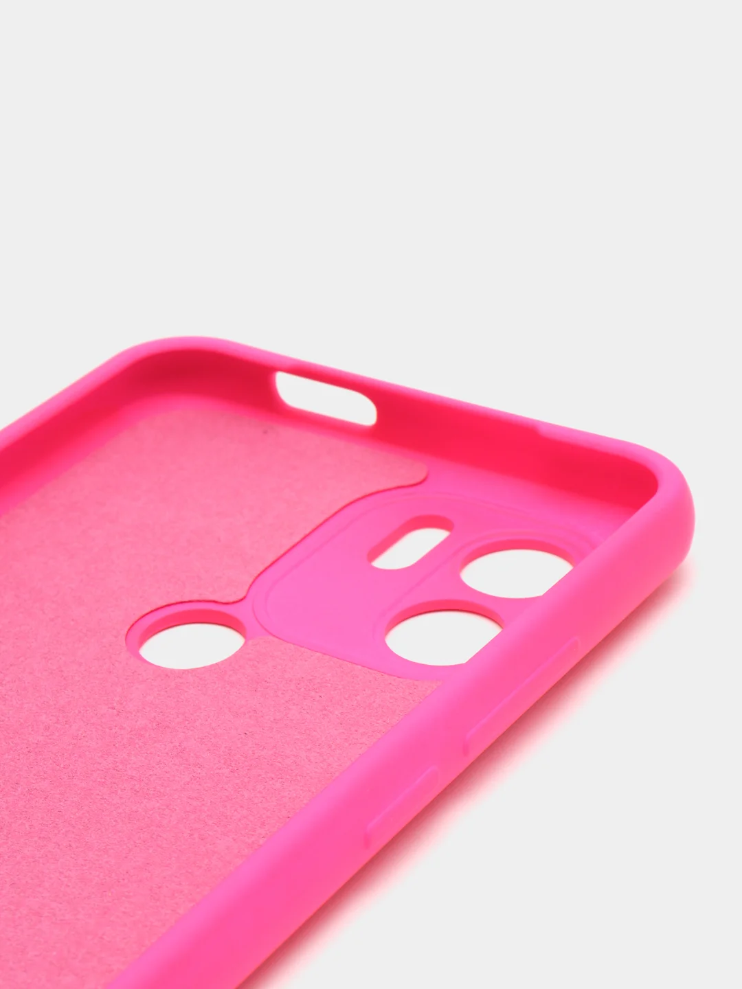 Тёмно-розовый чехол Silicone Cover Xiaomi Redmi A1 Plus A1+ A2+ Poco C51 Редми A1 Плюс А1+  силиконовый