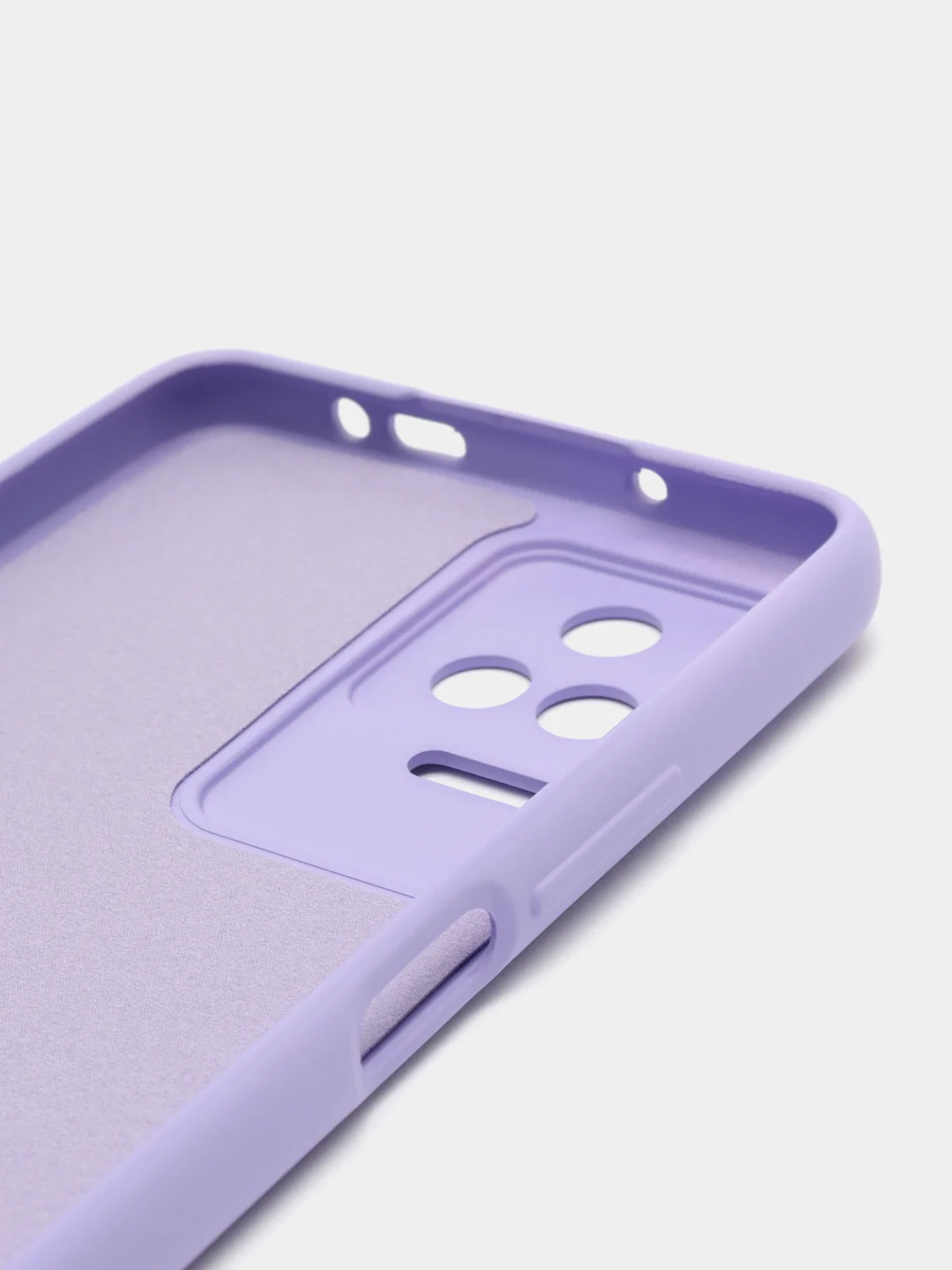 Аметистовый чехол силиконовый для Xiaomi Poco F4 (Сяоми Поко Ф4)