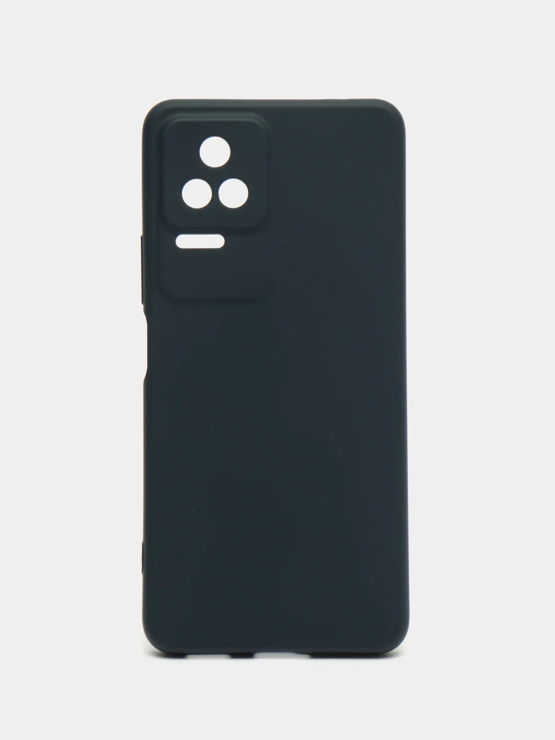 Темно-синий чехол силиконовый для Xiaomi Poco F4 (Сяоми Поко Ф4)