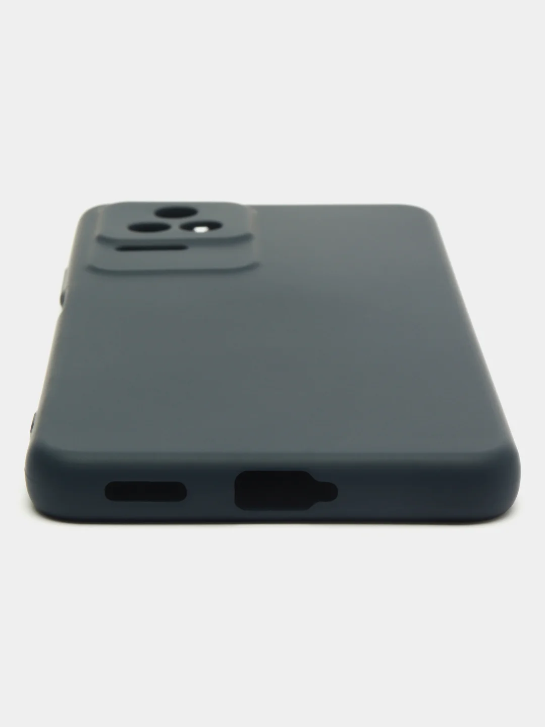 Темно-синий чехол силиконовый для Xiaomi Poco F4 (Сяоми Поко Ф4)