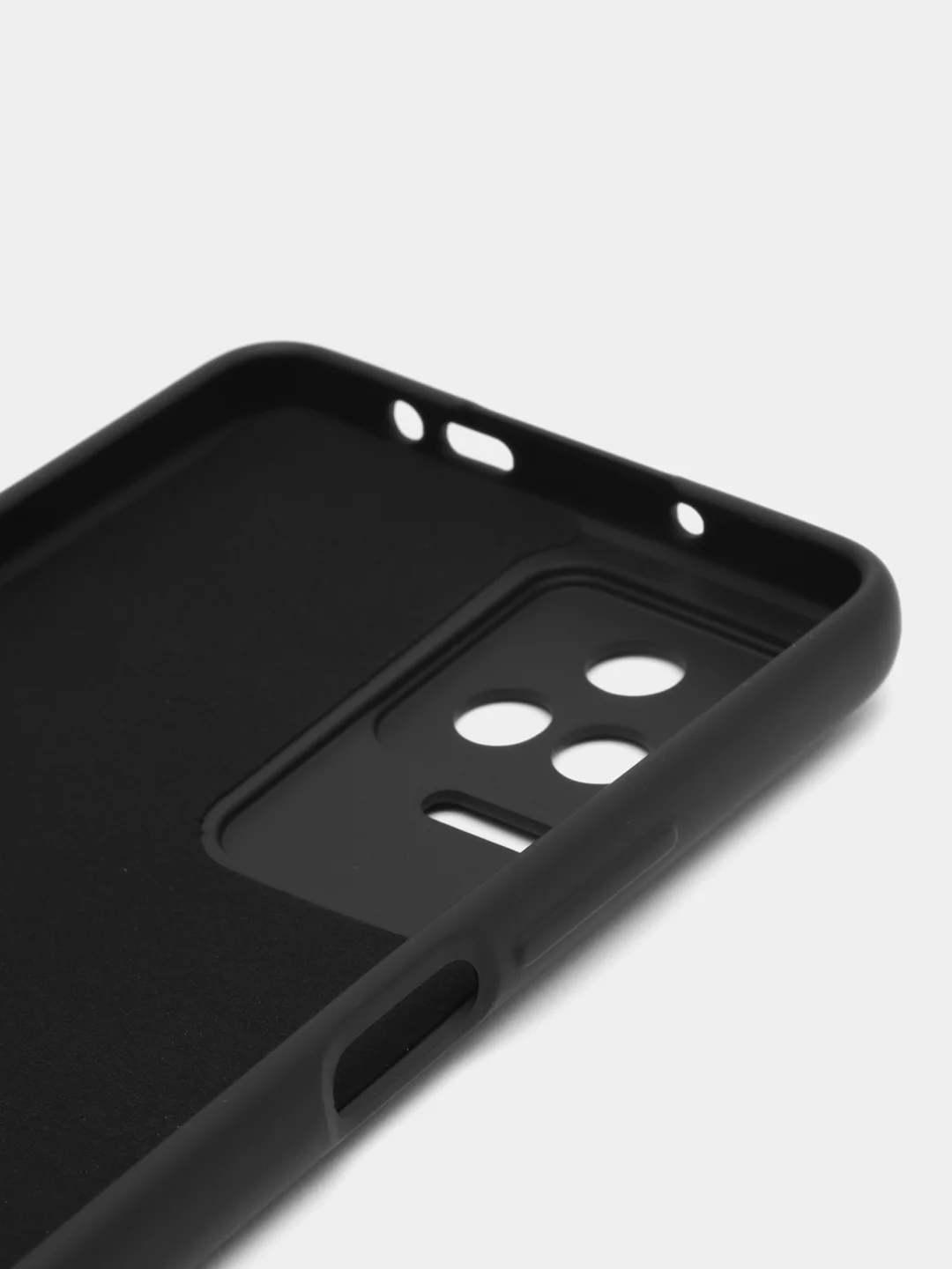 Черный чехол силиконовый для Xiaomi Poco F4 (Сяоми Поко Ф4)