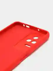 Красный чехол силиконовый для Xiaomi Poco F4 (Сяоми Поко Ф4)