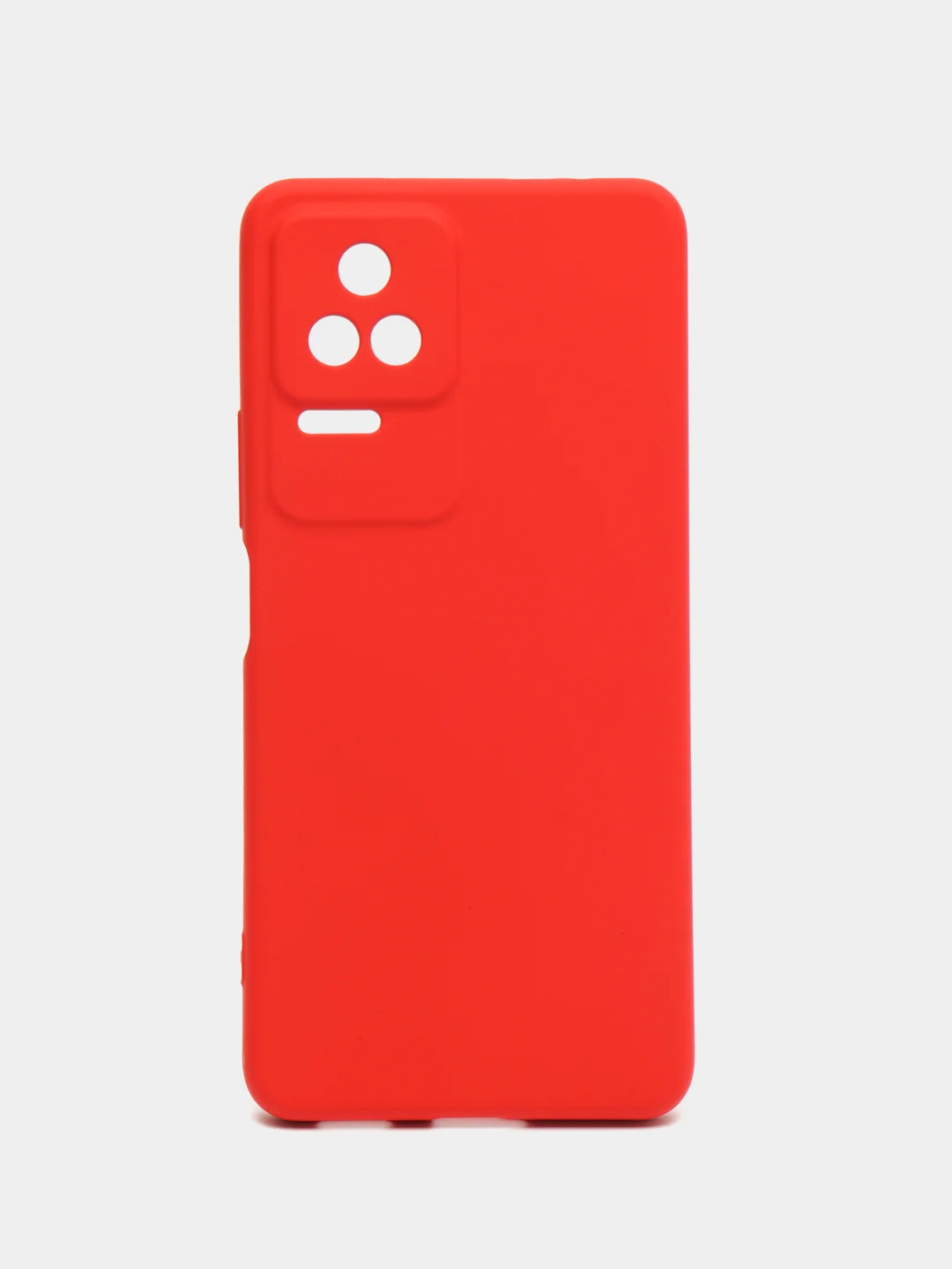 Красный чехол силиконовый для Xiaomi Poco F4 (Сяоми Поко Ф4)