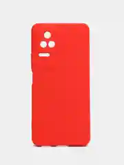 Красный чехол силиконовый для Xiaomi Poco F4 (Сяоми Поко Ф4)
