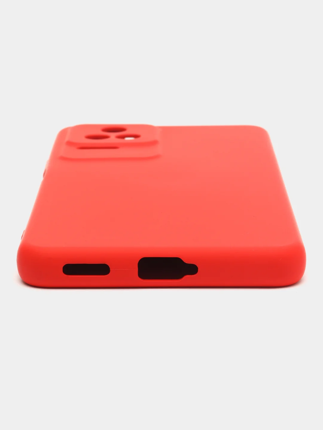 Красный чехол силиконовый для Xiaomi Poco F4 (Сяоми Поко Ф4)