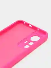 Фуксия чехол Xiaomi 12 Lite Сяоми 12 Лайт силиконовый закрый низ бархат внутри Silicone Cover
