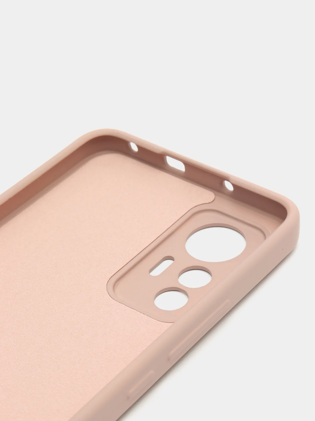 Пудровый чехол Xiaomi 12 Lite Сяоми 12 Лайт силиконовый закрый низ бархат внутри Silicone Cover