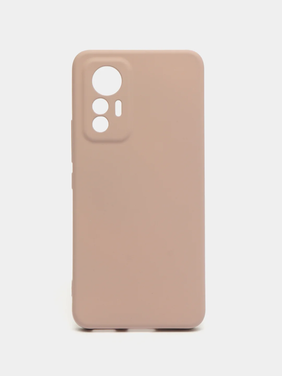 Пудровый чехол Xiaomi 12 Lite Сяоми 12 Лайт силиконовый закрый низ бархат внутри Silicone Cover