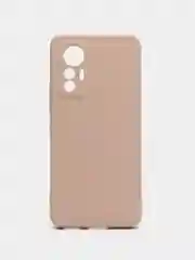 Пудровый чехол Xiaomi 12 Lite Сяоми 12 Лайт силиконовый закрый низ бархат внутри Silicone Cover