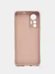 Пудровый чехол Xiaomi 12 Lite Сяоми 12 Лайт силиконовый закрый низ бархат внутри Silicone Cover