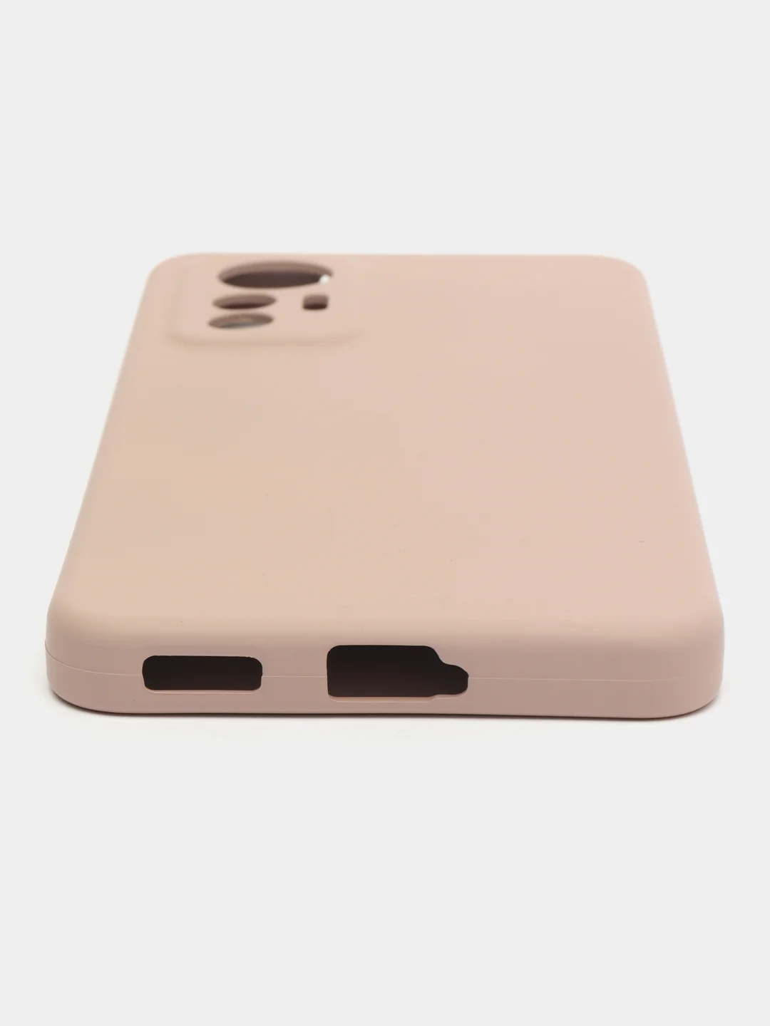 Пудровый чехол Xiaomi 12 Lite Сяоми 12 Лайт силиконовый закрый низ бархат внутри Silicone Cover