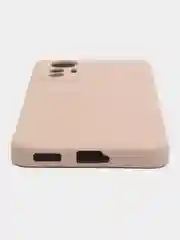Пудровый чехол Xiaomi 12 Lite Сяоми 12 Лайт силиконовый закрый низ бархат внутри Silicone Cover