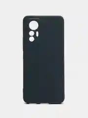 Темно-синий чехол Xiaomi 12 Lite Сяоми 12 Лайт силиконовый закрый низ бархат внутри Silicone Cover