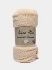 Лимонный плед-покрывало "Ананас", кубик