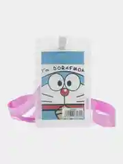 Лавандовый бейдж с лентой для пропуска, прозрачный