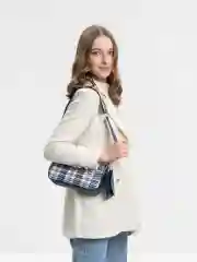 Синий сумка клатч женская с ключницей