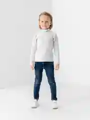 Голубой водолазка детская базовая, для мальчика 3-6 лет, 3 цвета