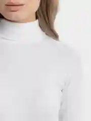 Белый платье с высоким горлом