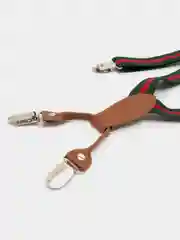Зеленый подтяжки детские