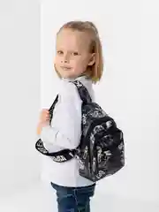 Серый сумка бананка детская, унисекс