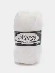 Белый пряжа для вязания Margo, акрил с пухом, 230 м, 100 г
