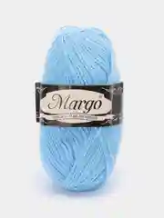 Небесно-голубой пряжа для вязания Margo, акрил с пухом, 230 м, 100 г