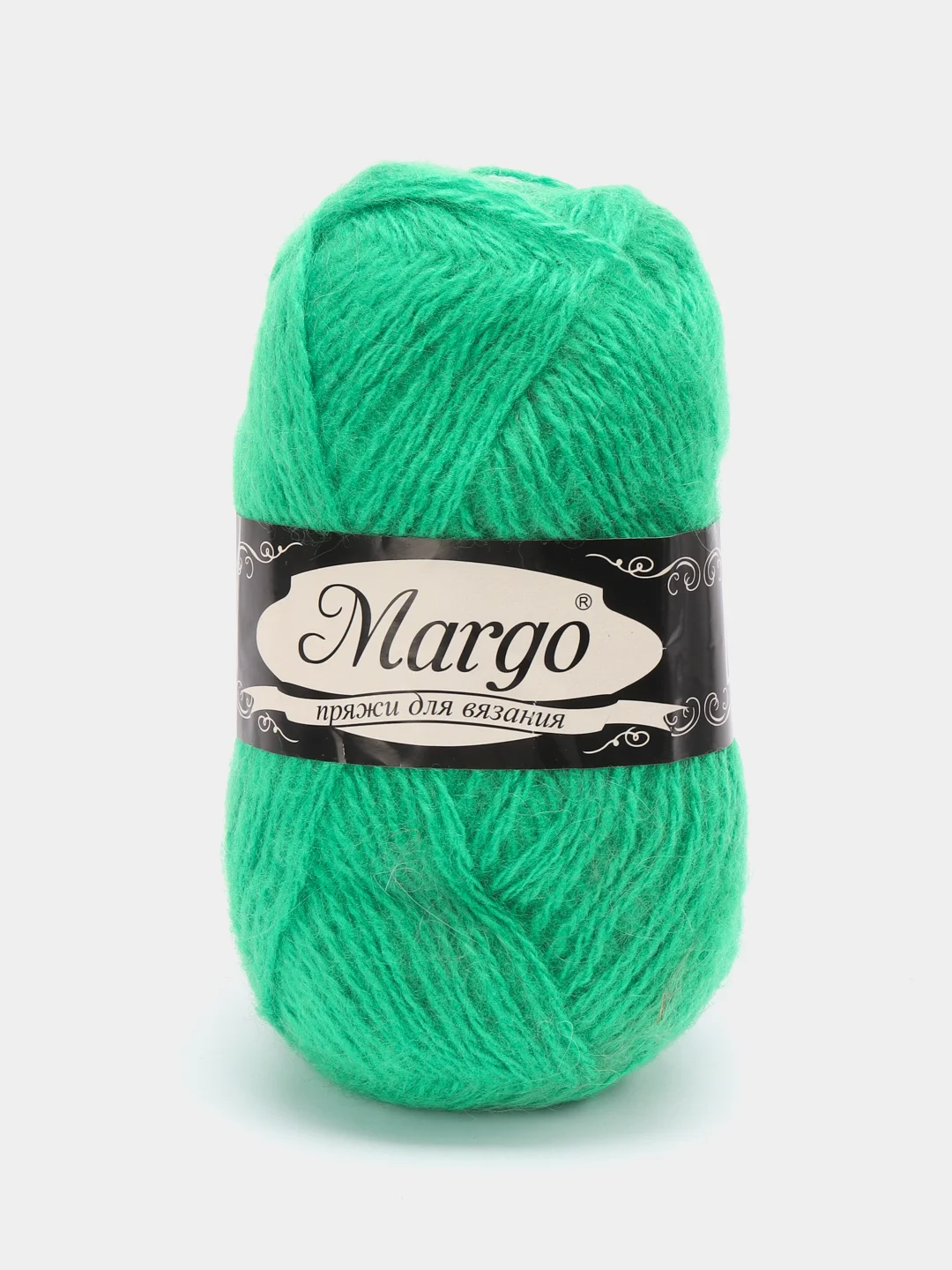 Лайм пряжа для вязания Margo, акрил с пухом, 230 м, 100 г