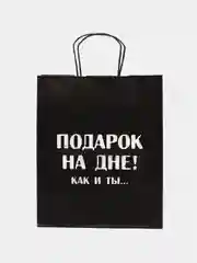 Пастельно-коралловый набор дерзких подарочных пакетов / пакет крафт/ подарочный пакет/ пакеты с надписями