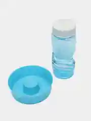 Голубой генератор для мыльных пузырей миниган BUBBLE GUN в виде пистолета-пулемета