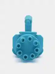 Голубой генератор для мыльных пузырей миниган BUBBLE GUN в виде пистолета-пулемета