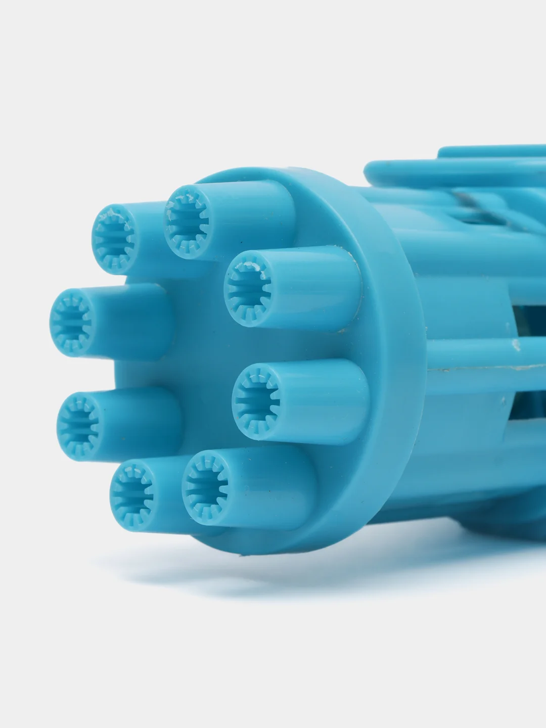 Голубой генератор для мыльных пузырей миниган BUBBLE GUN в виде пистолета-пулемета