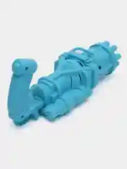 Голубой генератор для мыльных пузырей миниган BUBBLE GUN в виде пистолета-пулемета