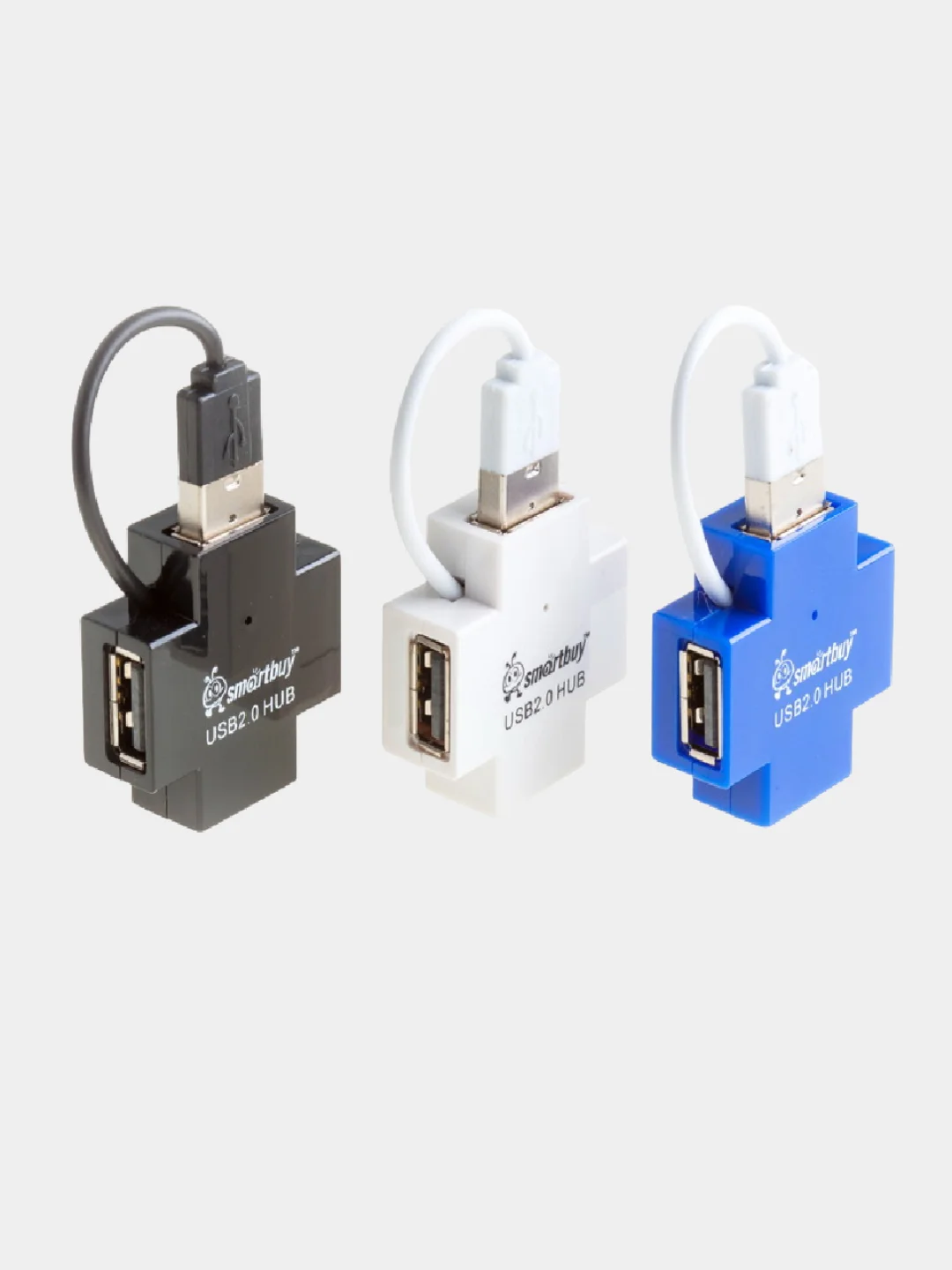 Белый xaб Smartbuy 6900 USB 2.0, на 4 порта