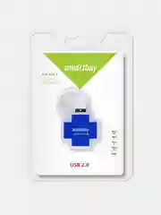 Белый xaб Smartbuy 6900 USB 2.0, на 4 порта