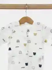 Белый боди для новорождённых