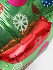 Лесной зеленый новогодний фольгированный воздушный шар