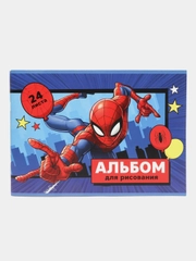 Альбом для рисования "Человек-паук", А4, 24 листа