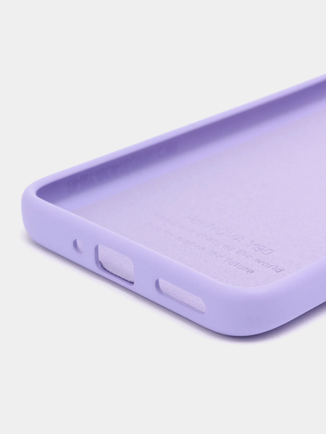 Аметистовый чехол Silicone Cover для Huawei Nova Y90, Хуавей Нова У90 силиконовый