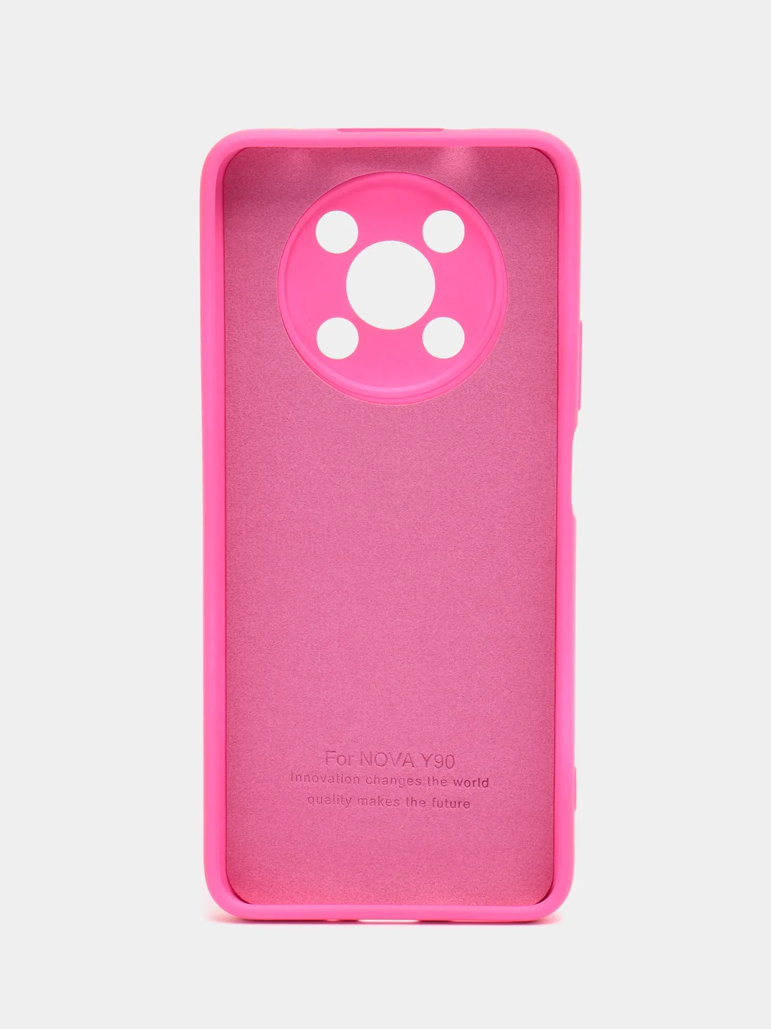 Тёмно-розовый чехол Silicone Cover для Huawei Nova Y90, Хуавей Нова У90 силиконовый